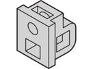 SCHROFF PCB Bracket for Fixing Front Panel/PCB, Plastic