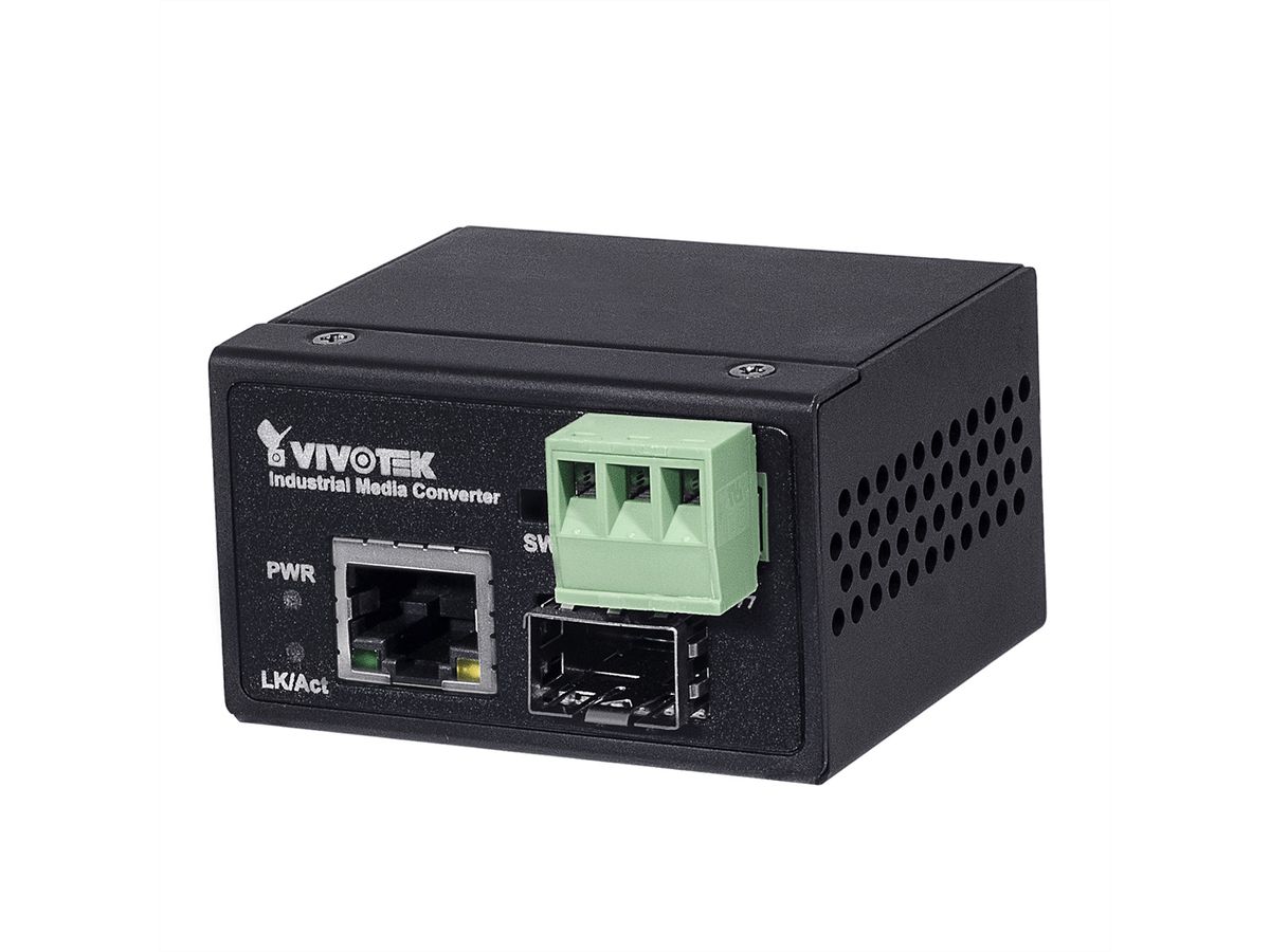 VIVOTEK AW-IHS-0202 Industriële Ethernet-mediaconverter
