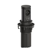 BACHMANN ELEVATOR2 1xUTE, 1xUSB C/C 45W RAL9005 0.5m ISV