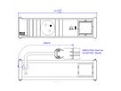 BACHMANN CONI 1xUTE 1xUSB C 30W 1xCM 0.2m GST18