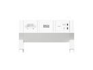 BACHMANN DESK2 white 1xCH 90°, 1x USB C/C 65W L=0.2m RAL9010