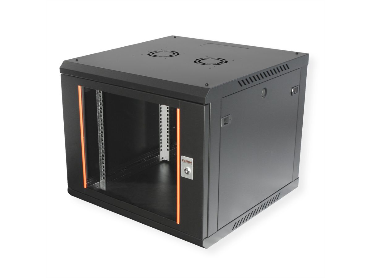 ROLINE 19" Wall Cabinet Basic Plus 9U, 600x600 BxT black