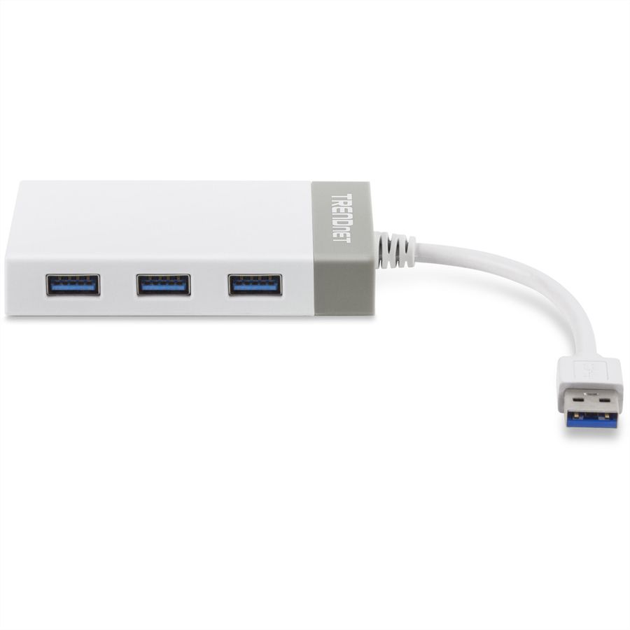 TRENDnet TU3-ETGH3 USB 3.0 naar Gigabit-adapter + USB-hub