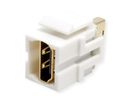 BACHMANN HDMI 2.0 Keystone module bus/contactdoos wit