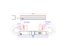 BACHMANN ALU 1HE VM 1x SPD 3-fase, 1x overspanningsbeveiliging 3x 16A 2x 1m H05VV-F 5G2.5mm CEE 16A