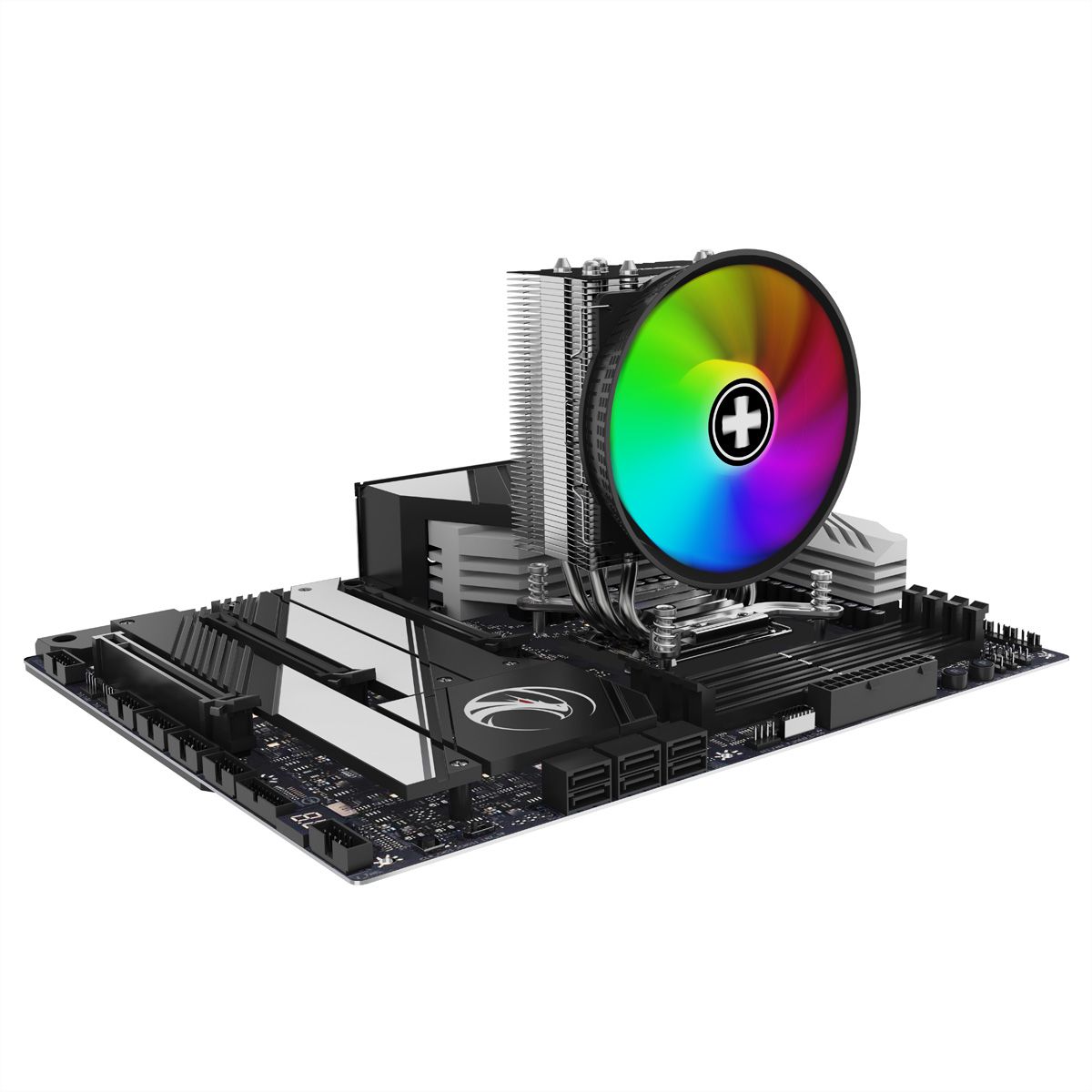 XILENCE XC149 ARGB CPU-Kühler, 120mm PWM FDB Lüfter, 200W TDP