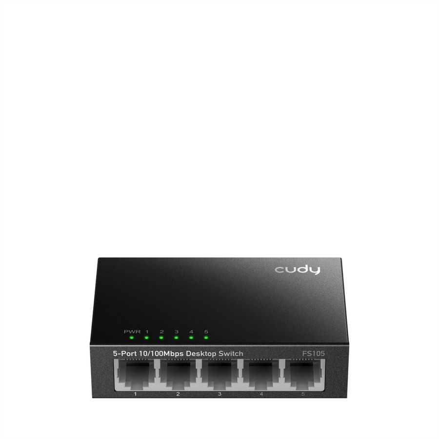 CUDY FS105 5-poorts 10/100 desktop switch