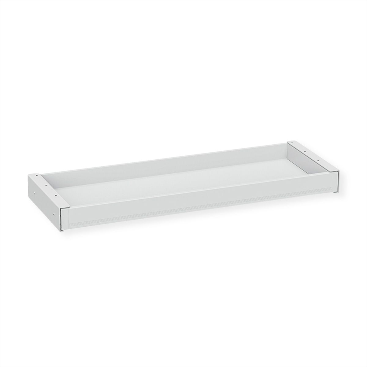 VALUE Ultra-Slim Underdesk Mount Storage Drawer, 758 mm width, white