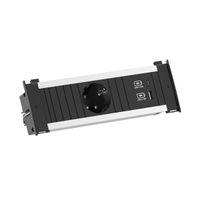 BACHMANN KAPSA S 1xCEE7/3 1xUSB A/C 22W 2,0m CEE7/7