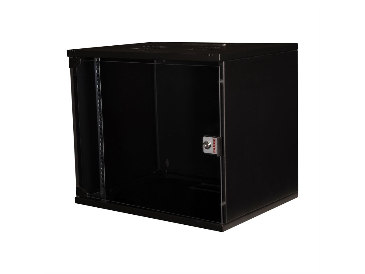 ROLINE 19-inch wall-mounted housing Basic 9 U, 540x400 BxT kit black