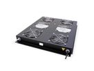 ROLINE 19-inch roof-mounted fan unit 4 fans, Thermostat black