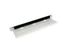 ROLINE 19-inch cable entry, with brush strip 1U grey