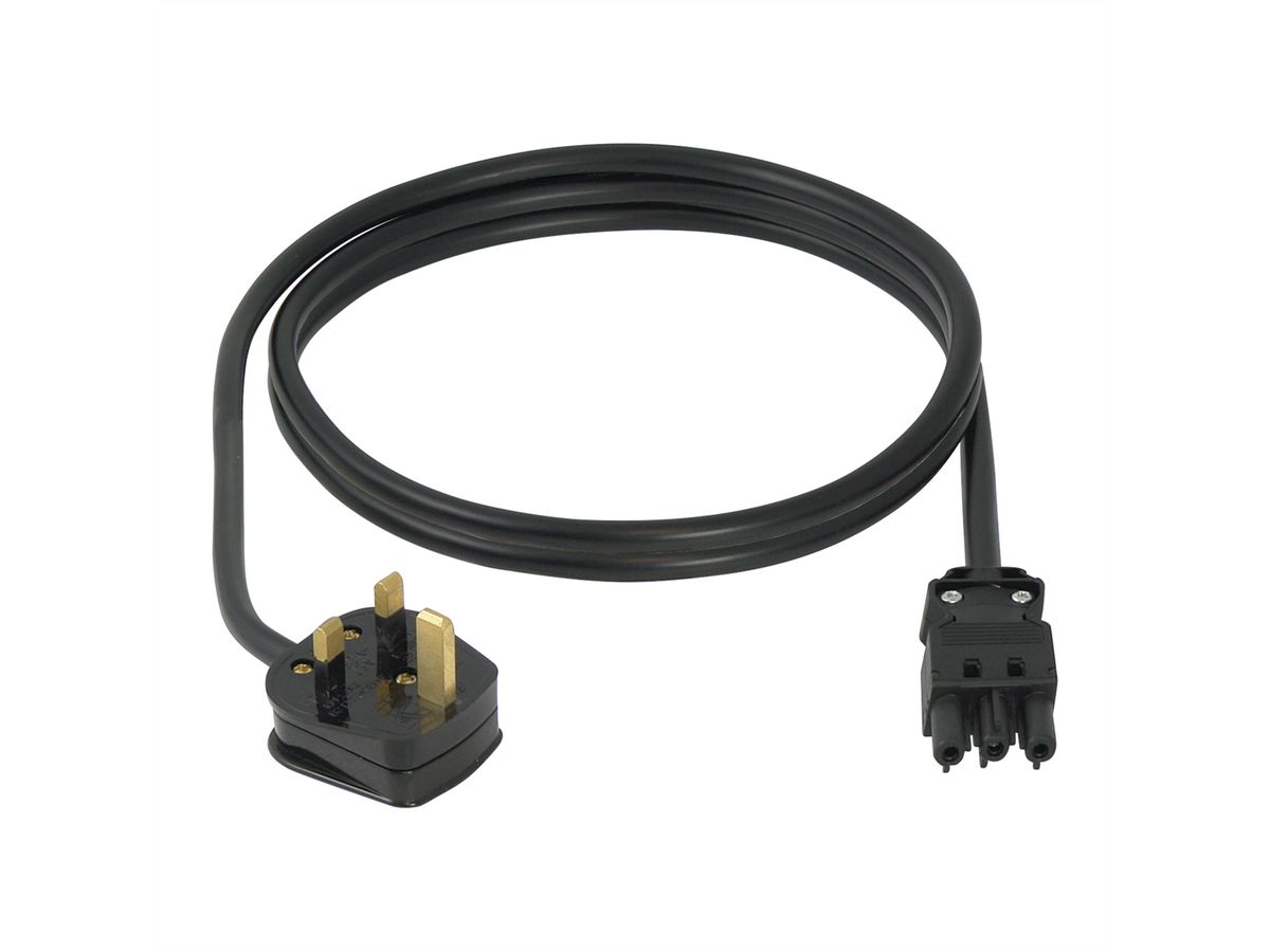 SCHROFF Wieland® Connecting Cables for Socket Strip, GST18, 2.5 m, BS plug
