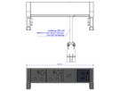 BACHMANN DESK2 2xUK 1xUSB A/C 22W, 0.2m GST18 INOX United Kingdom