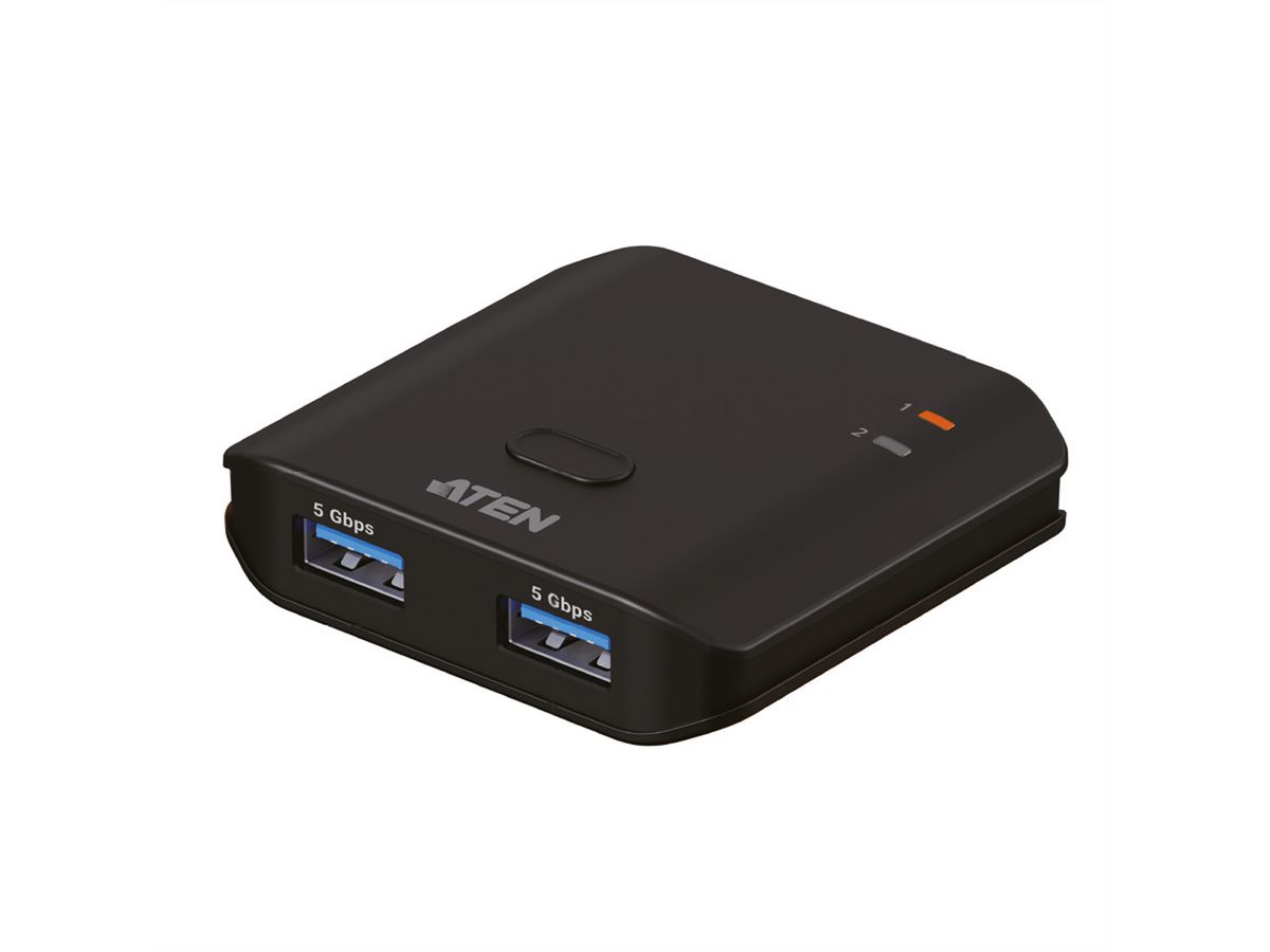 ATEN US4322 2x2-Port USB Sharing Switch USB 3.2 Gen 1 Peripheral Sharing Switch