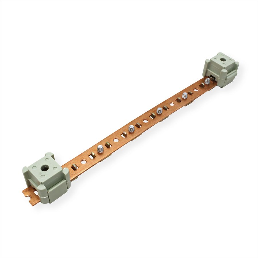 ROLINE potential equalisation rail, 220mm incl. earthing cable