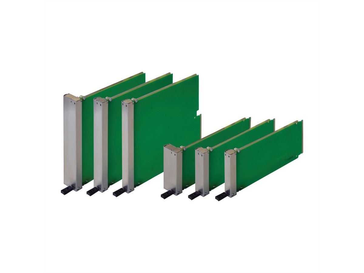 SCHROFF AMC voorpaneel met trekgreep, enkele Full-Size, 6 pk, Al