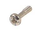 SCHROFF Collar Screw, Cross Recess/Slotted (M2.5x11), Steel Nickel-Plated