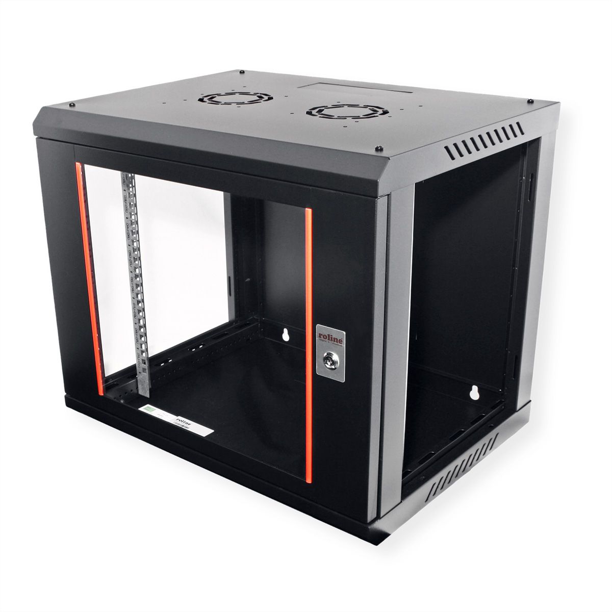 ROLINE 19-inch wandbehuizing Basic Plus 9U , 600x450 BxD zwart