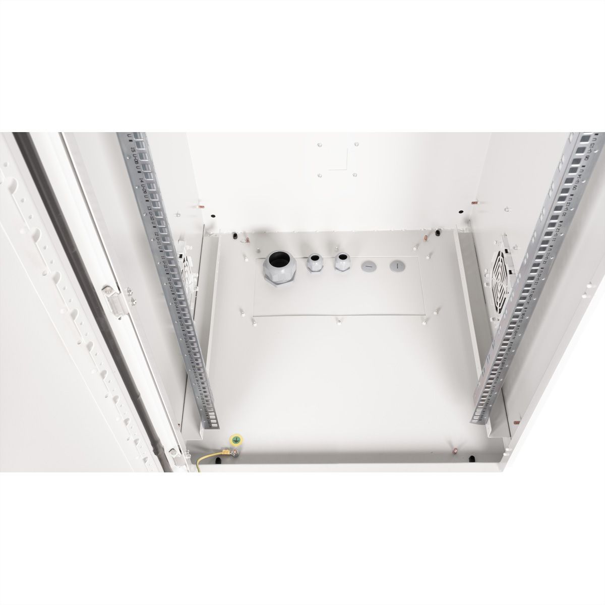 ROLINE 19-inch wall-mounted housing Pro 22 U, 600x600 WxD IP55 outdoor grey