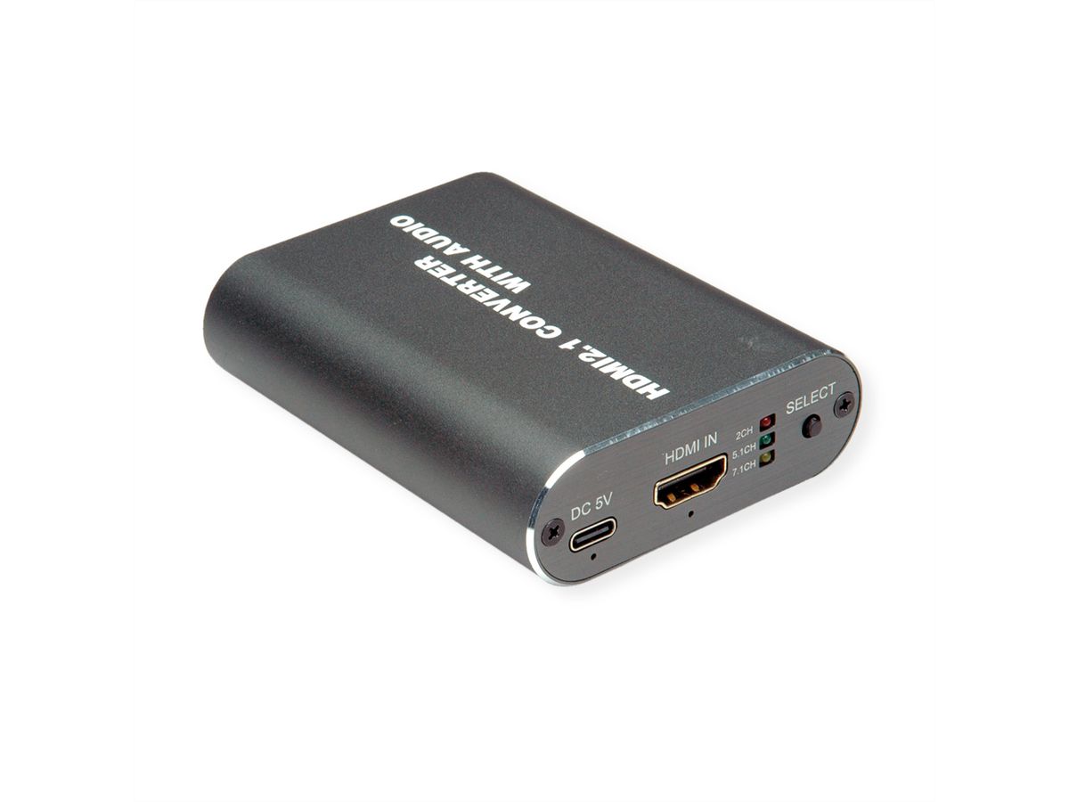ROLINE HDMI 8K Audio Extractor LPCM 7.1