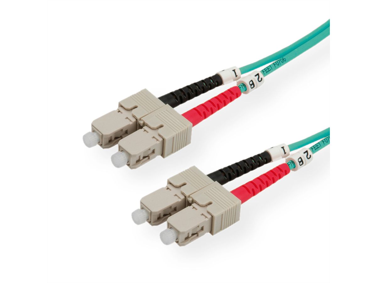 Fiber Optic kabel dupl. 50/125µm OM3, SC-SC, 10m