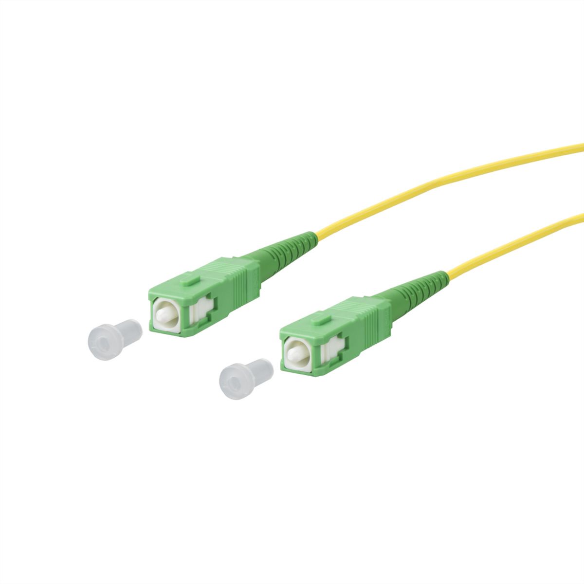 METZ CONNECT OpDAT glasvezelkabel, SC-S APC/SC-S APC OS2, 1 m