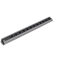 BACHMANN craftsman socket strip 12x earthing contact, 2 m