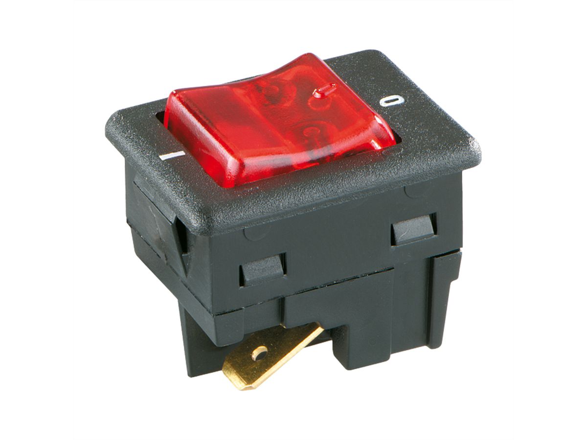 BACHMANN Wippenschalter Serie 8005, Ausschalter, bel., 2polig, s/r