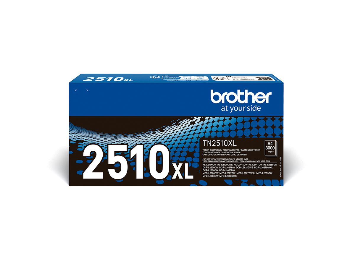 Brother TN-2510XL tonercartridge 1 stuk(s) Origineel Zwart