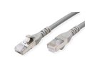 METZ CONNECT Patchkabel Cat.6A AWG 26, grijs, 2 m