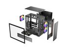 ANTEC FLUX Rear ATX/Micro-ATX/ITX Midi Tower PC Case, black