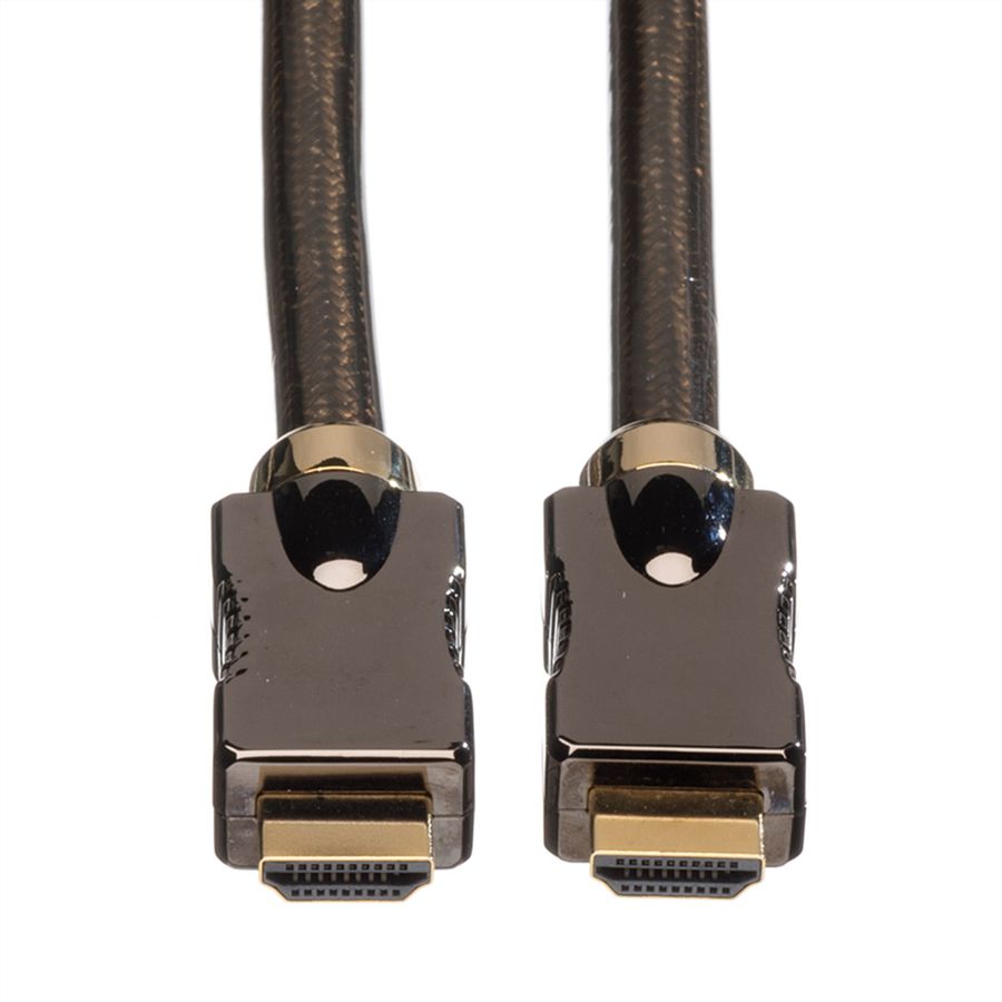 ROLINE HDMI Ultra HD Cable + Ethernet, M/M, black, 5 m
