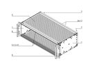 SCHROFF EuropacPRO 19" moduledrager voor rail, afgeschermd, EN 50155, 3 HE, 84 PK, 235 mm