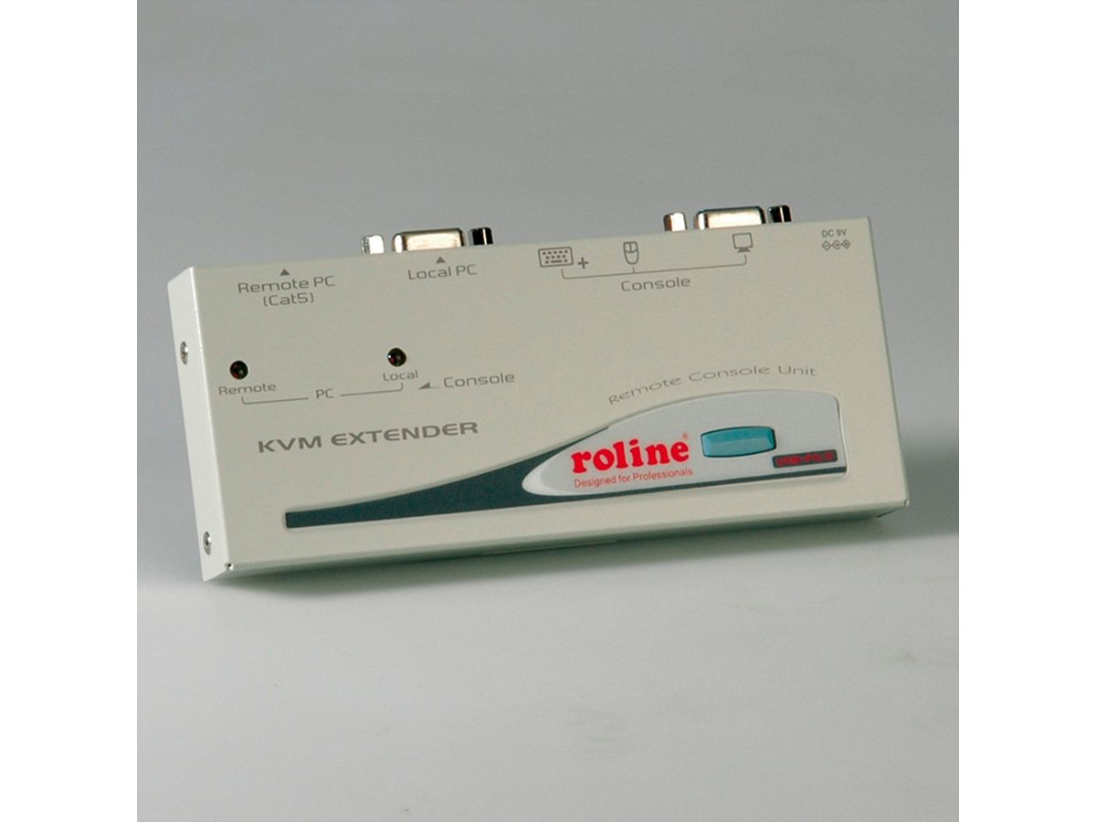 ROLINE Smart KVM extender via RJ45, VGA, USB