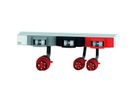 BACHMANN 19" 1HE Zekeringkast 6xLS C16A, 2m H05VV-F 5G4mm CEE stekker 32A rood