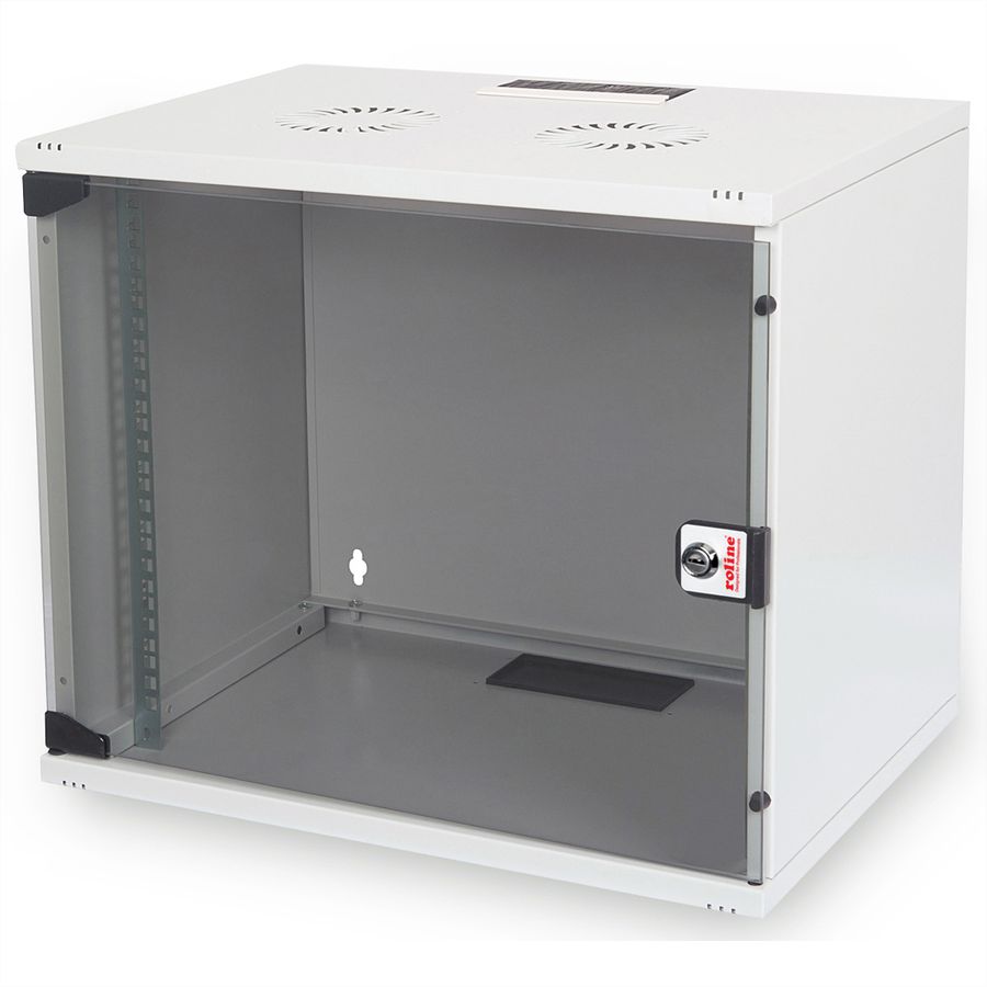 ROLINE 19-inch wall-mounted housing Basic 7 U, 540x400 WxD kit grey