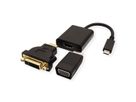 VALUE Type C - VGA / HDMI / DVI Adapter, M/F