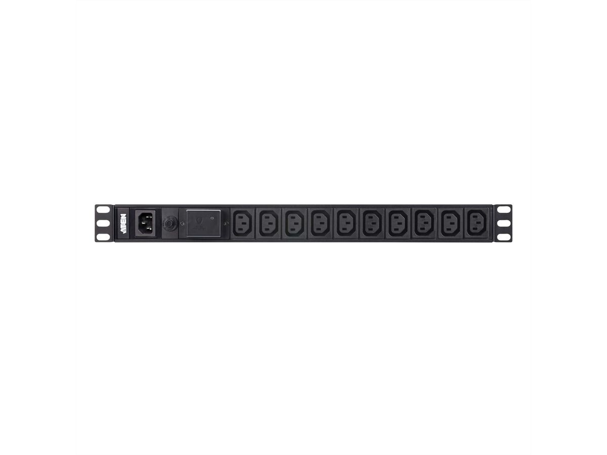 ATEN PE0118SG 1HE 10A 18-poorts basis PDU met overspanningsbeveiliging