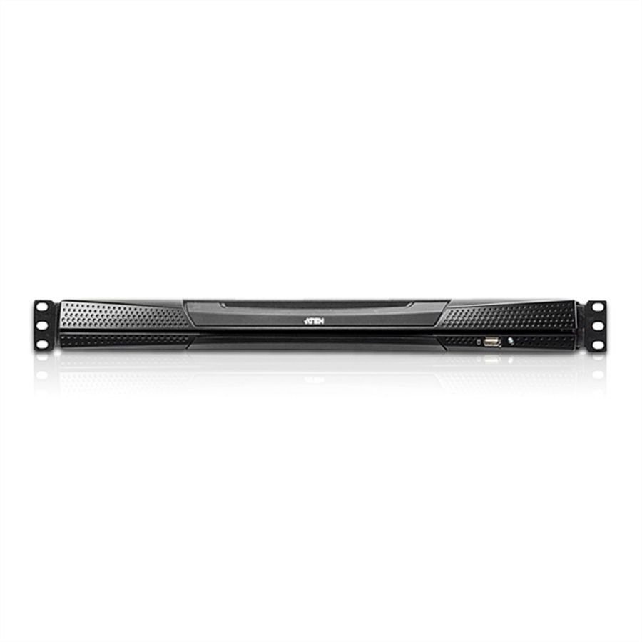 ATEN KL1516AiN KVM Over-IP Switch, 48cm TFT, VGA, PS/2-USB over cat 5, 16 Port, DE-Layout