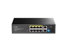 CUDY GS1010P 8-Port Gigabit PoE+ Switch mit 2 Gigabit Uplink Ports 120W