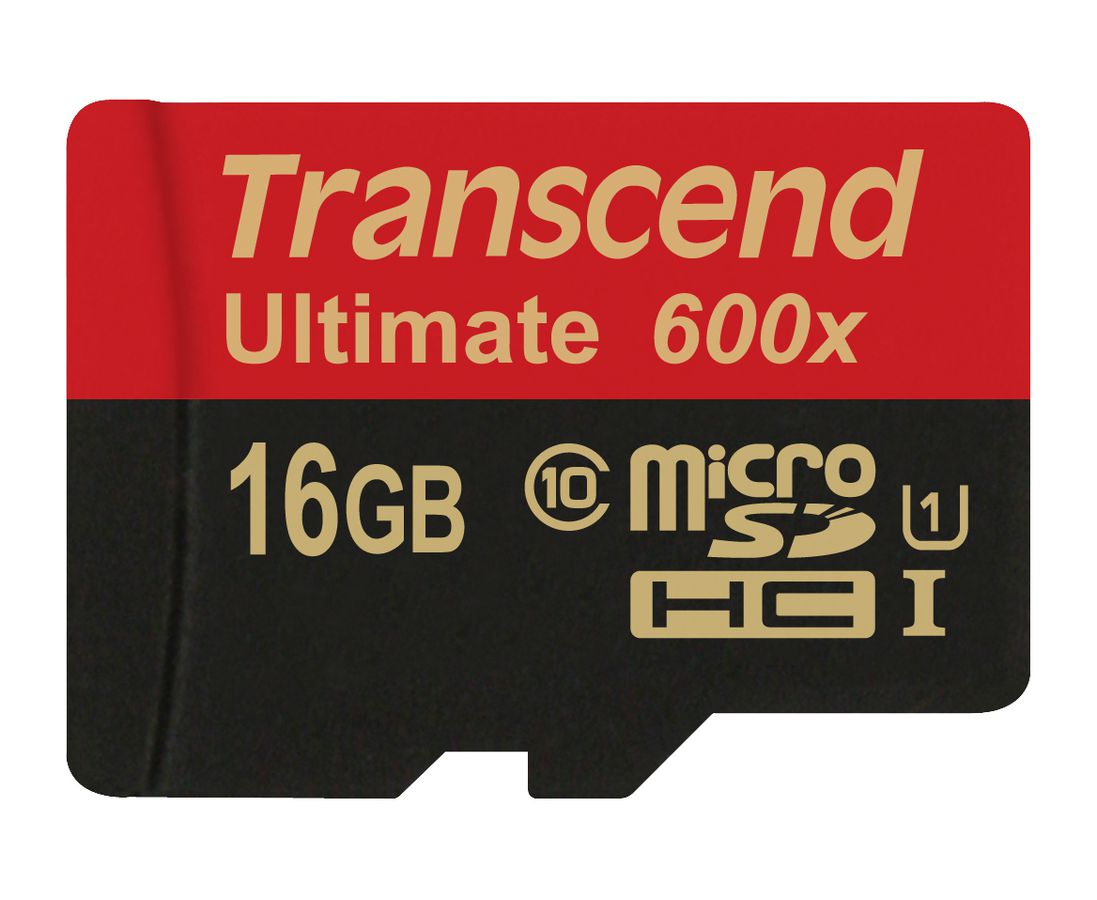 Transcend 16GB microSDHC Class 10 UHS-I (Ultimate) flashgeheugen MLC Klasse 10