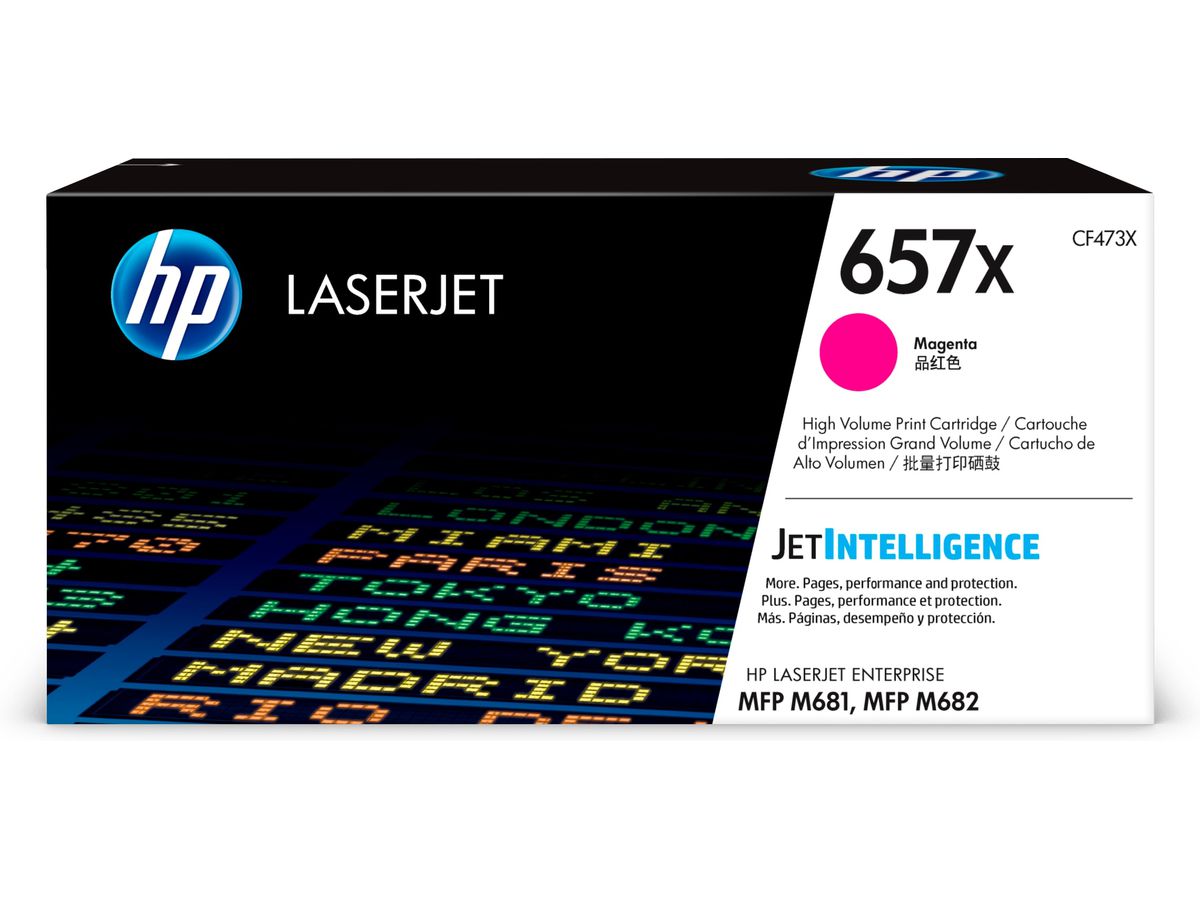 HP 657X originele high-capacity magenta LaserJet tonercartridge