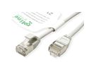 ROLINE GREEN F/UTP DataCenter Patchkabel Cat.6A (Class EA), LSOH, extra dun, grijs, 2 m