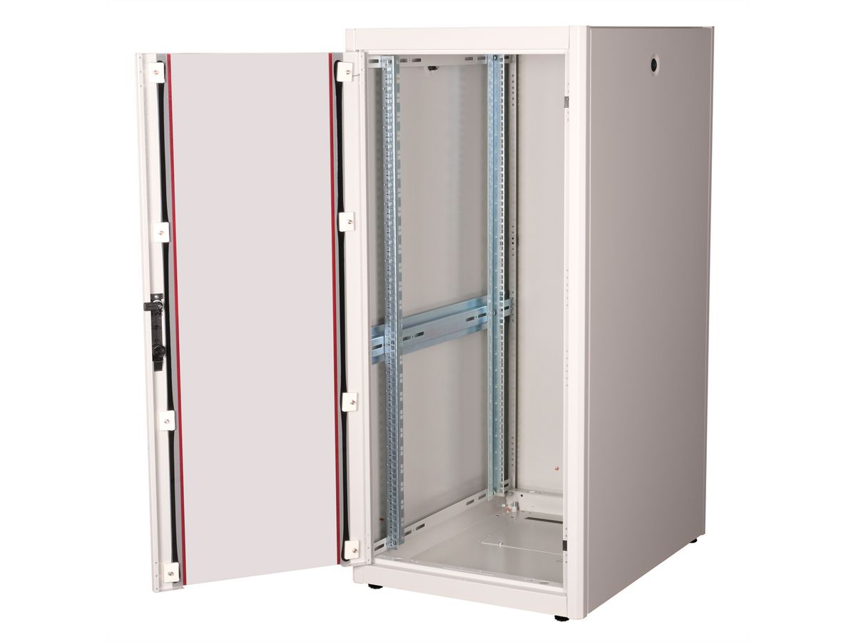 ROLINE 19-inch netwerkkast Basic 26 U, 600x800 BxD Glazen deur grijs
