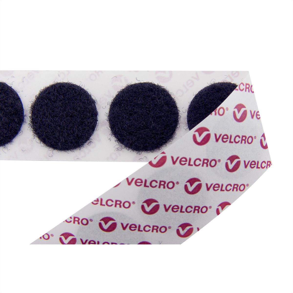 VELCRO® Klittenbandstippen Zelfklevend Alleen Lussen 19mm x 125 Wit