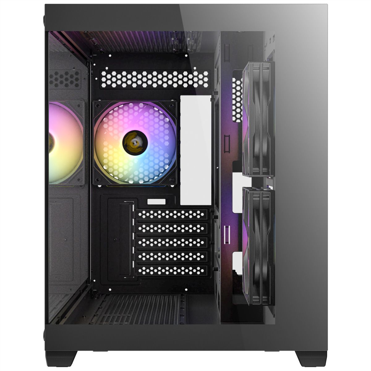 ANTEC CX600M ARGB B Micro-ATX Tower Gaming PC Case, black