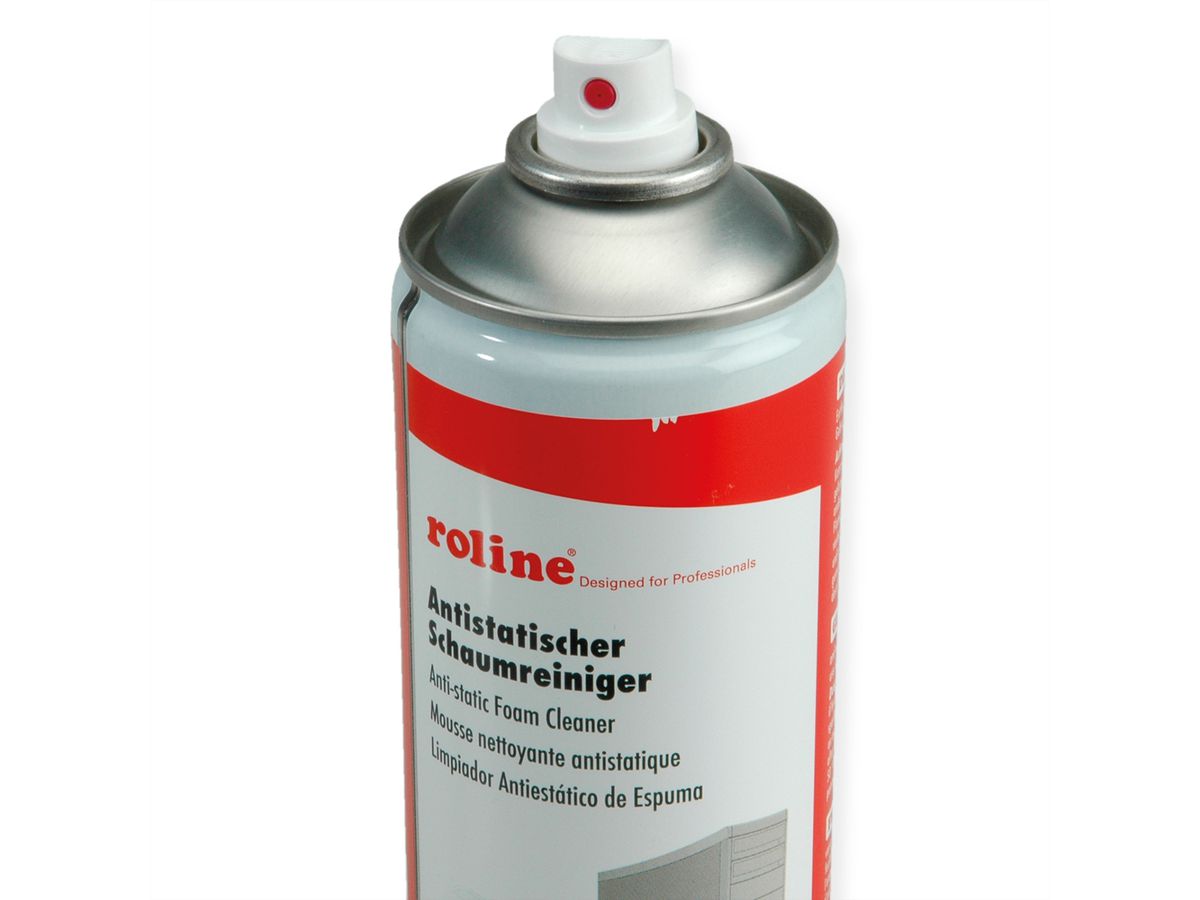 ROLINE antistatische schuimreiniger, 400 ml