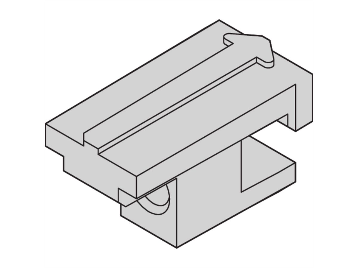 SCHROFF Insteekeenheid met frame Achterwandbevestiging, 5 paar