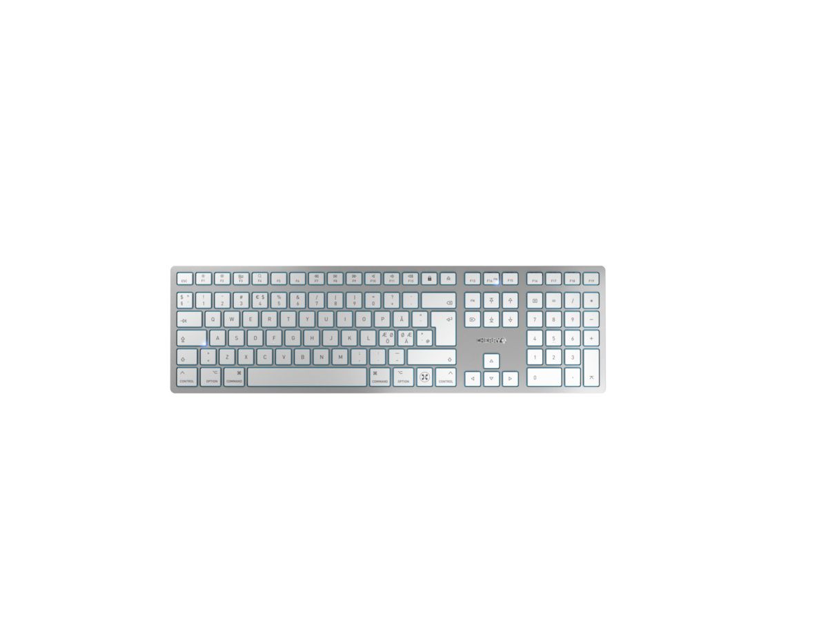 CHERRY KW 9100 SLIM FOR MAC keyboard USB + Bluetooth QWERTY English Silver